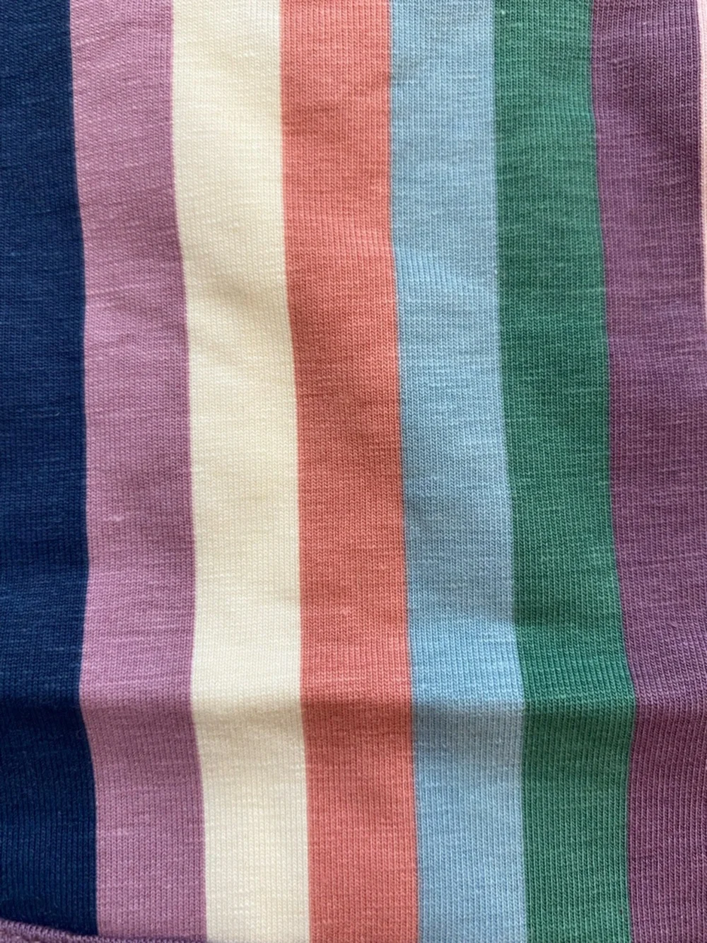 NWT RuffleButts Enchanted Rainbow Stripe Long Sleeve Top & Jogger Set girls 3-6M